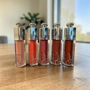 Dior 5 piece Lip Addict Lip Maximizer Plumping Lip Gloss